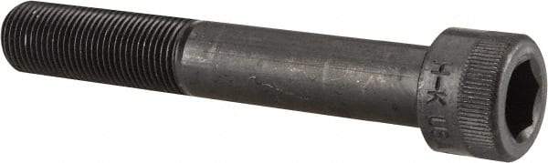 Holo-Krome - 5/8-18 UNF Hex Socket Drive, Socket Cap Screw - Alloy Steel, Black Oxide Finish, Partially Threaded, 4" Length Under Head - Americas Industrial Supply