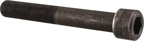 Holo-Krome - 5/8-18 UNF Hex Socket Drive, Socket Cap Screw - Alloy Steel, Black Oxide Finish, Partially Threaded, 4-1/2" Length Under Head - Americas Industrial Supply