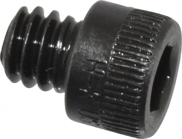 Holo-Krome - 1/4-20 UNC Hex Socket Drive, Socket Cap Screw - Alloy Steel, Black Oxide Finish, Fully Threaded, 1/4" Length Under Head - Americas Industrial Supply