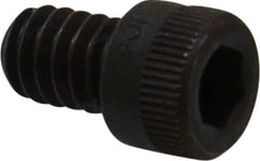 Holo-Krome - 1/4-20 UNC Hex Socket Drive, Socket Cap Screw - Alloy Steel, Black Oxide Finish, Fully Threaded, 3/8" Length Under Head - Americas Industrial Supply