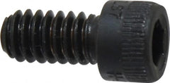 Holo-Krome - 1/4-20 UNC Hex Socket Drive, Socket Cap Screw - Alloy Steel, Black Oxide Finish, Fully Threaded, 1/2" Length Under Head - Americas Industrial Supply