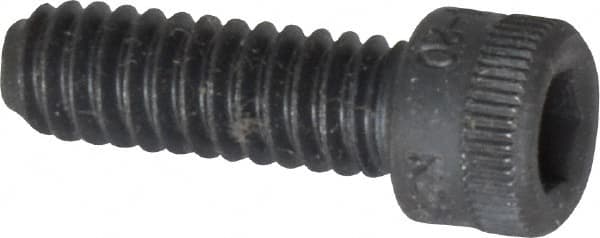 Holo-Krome - 1/4-20 UNC Hex Socket Drive, Socket Cap Screw - Alloy Steel, Black Oxide Finish, Fully Threaded, 3/4" Length Under Head - Americas Industrial Supply