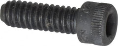 Holo-Krome - 1/4-20 UNC Hex Socket Drive, Socket Cap Screw - Alloy Steel, Black Oxide Finish, Fully Threaded, 3/4" Length Under Head - Americas Industrial Supply