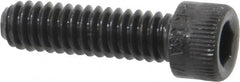 Holo-Krome - 1/4-20 UNC Hex Socket Drive, Socket Cap Screw - Alloy Steel, Black Oxide Finish, Fully Threaded, 7/8" Length Under Head - Americas Industrial Supply