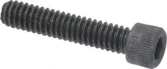 Holo-Krome - 1/4-20 UNC Hex Socket Drive, Socket Cap Screw - Alloy Steel, Black Oxide Finish, Fully Threaded, 1-1/4" Length Under Head - Americas Industrial Supply
