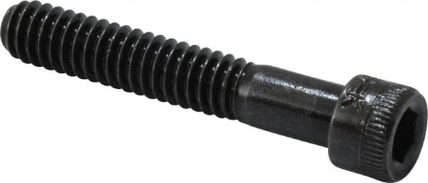 Holo-Krome - 1/4-20 UNC Hex Socket Drive, Socket Cap Screw - Alloy Steel, Black Oxide Finish, Partially Threaded, 1-1/2" Length Under Head - Americas Industrial Supply