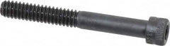 Holo-Krome - 1/4-20 UNC Hex Socket Drive, Socket Cap Screw - Alloy Steel, Black Oxide Finish, Partially Threaded, 2" Length Under Head - Americas Industrial Supply
