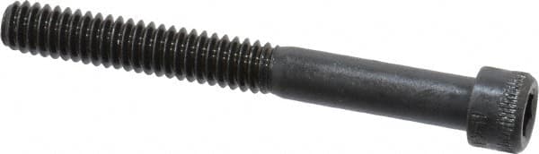 Holo-Krome - 1/4-20 UNC Hex Socket Drive, Socket Cap Screw - Alloy Steel, Black Oxide Finish, Partially Threaded, 2-1/4" Length Under Head - Americas Industrial Supply