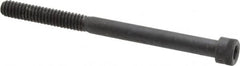Holo-Krome - 1/4-20 UNC Hex Socket Drive, Socket Cap Screw - Alloy Steel, Black Oxide Finish, Partially Threaded, 3-1/4" Length Under Head - Americas Industrial Supply