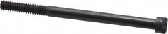 Holo-Krome - 1/4-20 UNC Hex Socket Drive, Socket Cap Screw - Alloy Steel, Black Oxide Finish, Partially Threaded, 3-1/2" Length Under Head - Americas Industrial Supply