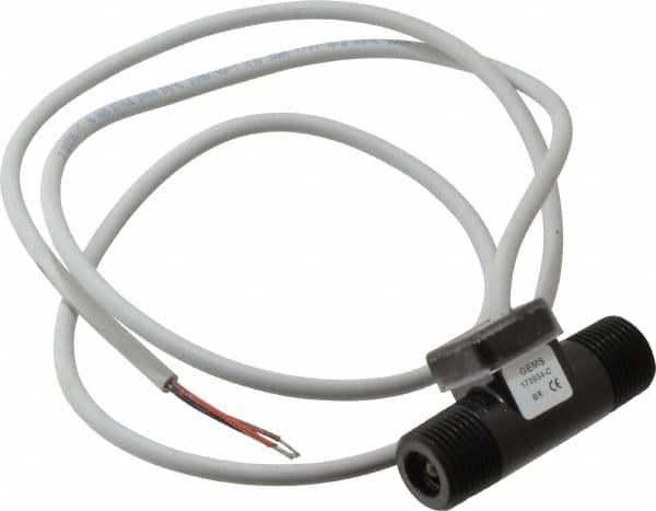 Gems Sensors - 200 psi, Nylon Housing, Turbine Flow Rate Sensor - 0.26 to 4 Flow Set Point, 0.26 to 4 GPM - Americas Industrial Supply