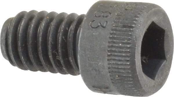 Holo-Krome - 5/16-18 UNC Hex Socket Drive, Socket Cap Screw - Alloy Steel, Black Oxide Finish, Fully Threaded, 1/2" Length Under Head - Americas Industrial Supply