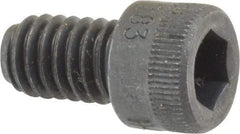 Holo-Krome - 5/16-18 UNC Hex Socket Drive, Socket Cap Screw - Alloy Steel, Black Oxide Finish, Fully Threaded, 1/2" Length Under Head - Americas Industrial Supply