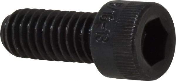 Holo-Krome - 5/16-18 UNC Hex Socket Drive, Socket Cap Screw - Alloy Steel, Black Oxide Finish, Fully Threaded, 3/4" Length Under Head - Americas Industrial Supply