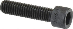 Holo-Krome - 3/8-16 UNC Hex Socket Drive, Socket Cap Screw - Alloy Steel, Black Oxide Finish, Fully Threaded, 1-1/2" Length Under Head - Americas Industrial Supply