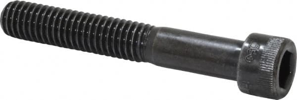 Holo-Krome - 3/8-16 UNC Hex Socket Drive, Socket Cap Screw - Alloy Steel, Black Oxide Finish, Partially Threaded, 2-1/2" Length Under Head - Americas Industrial Supply