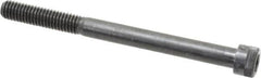 Holo-Krome - 3/8-16 UNC Hex Socket Drive, Socket Cap Screw - Alloy Steel, Black Oxide Finish, Partially Threaded, 4-1/2" Length Under Head - Americas Industrial Supply