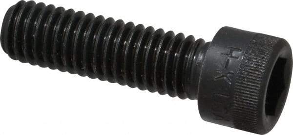 Holo-Krome - 7/16-14 UNC Hex Socket Drive, Socket Cap Screw - Alloy Steel, Black Oxide Finish, Fully Threaded, 1-1/2" Length Under Head - Americas Industrial Supply