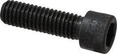Holo-Krome - 7/16-14 UNC Hex Socket Drive, Socket Cap Screw - Alloy Steel, Black Oxide Finish, Fully Threaded, 1-1/2" Length Under Head - Americas Industrial Supply
