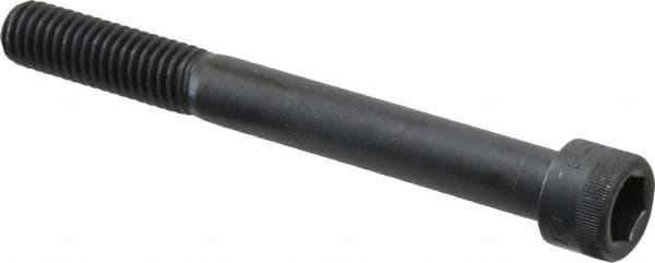 Holo-Krome - 7/16-14 UNC Hex Socket Drive, Socket Cap Screw - Alloy Steel, Black Oxide Finish, Partially Threaded, 4" Length Under Head - Americas Industrial Supply
