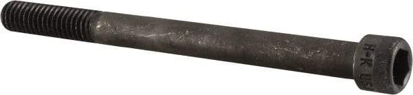 Holo-Krome - 7/16-14 UNC Hex Socket Drive, Socket Cap Screw - Alloy Steel, Black Oxide Finish, Partially Threaded, 5" Length Under Head - Americas Industrial Supply