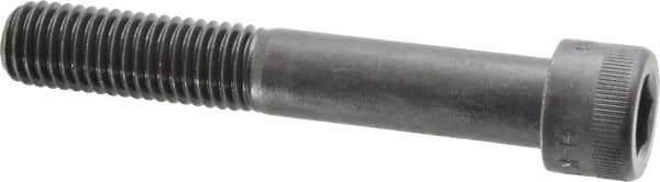 Holo-Krome - 5/8-11 UNC Hex Socket Drive, Socket Cap Screw - Alloy Steel, Black Oxide Finish, Partially Threaded, 4" Length Under Head - Americas Industrial Supply