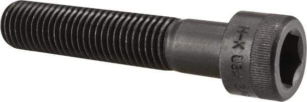 Holo-Krome - 3/4-10 UNC Hex Socket Drive, Socket Cap Screw - Alloy Steel, Black Oxide Finish, Partially Threaded, 3-3/4" Length Under Head - Americas Industrial Supply