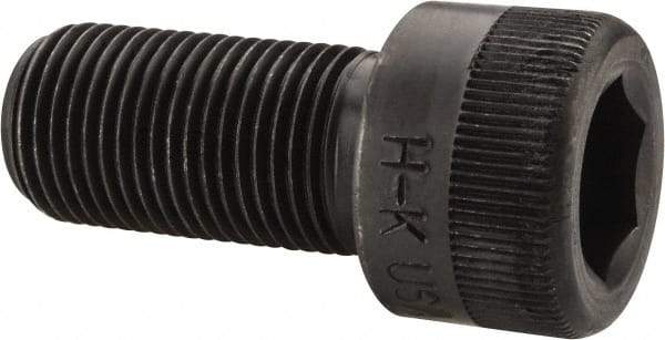 Holo-Krome - 7/8-9 UNC Hex Socket Drive, Socket Cap Screw - Alloy Steel, Black Oxide Finish, Fully Threaded, 2-1/4" Length Under Head - Americas Industrial Supply