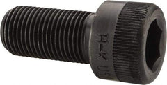 Holo-Krome - 7/8-9 UNC Hex Socket Drive, Socket Cap Screw - Alloy Steel, Black Oxide Finish, Fully Threaded, 2-1/4" Length Under Head - Americas Industrial Supply