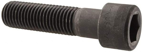 Holo-Krome - 7/8-9 UNC Hex Socket Drive, Socket Cap Screw - Alloy Steel, Black Oxide Finish, Partially Threaded, 3-1/2" Length Under Head - Americas Industrial Supply