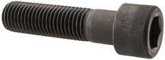 Holo-Krome - 7/8-9 UNC Hex Socket Drive, Socket Cap Screw - Alloy Steel, Black Oxide Finish, Partially Threaded, 3-1/2" Length Under Head - Americas Industrial Supply