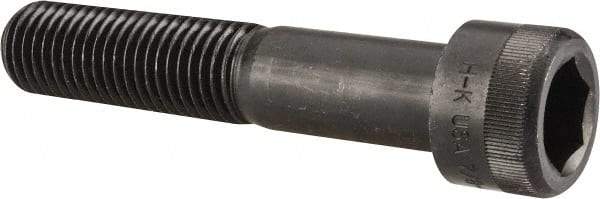 Holo-Krome - 7/8-9 UNC Hex Socket Drive, Socket Cap Screw - Alloy Steel, Black Oxide Finish, Partially Threaded, 4-1/2" Length Under Head - Americas Industrial Supply