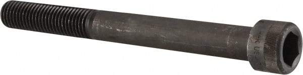 Holo-Krome - 7/8-9 UNC Hex Socket Drive, Socket Cap Screw - Alloy Steel, Black Oxide Finish, Partially Threaded, 8" Length Under Head - Americas Industrial Supply