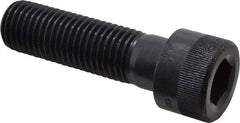 Holo-Krome - 1-8 UNC Hex Socket Drive, Socket Cap Screw - Alloy Steel, Black Oxide Finish, Partially Threaded, 3-1/2" Length Under Head - Americas Industrial Supply