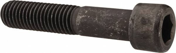 Holo-Krome - 1-8 UNC Hex Socket Drive, Socket Cap Screw - Alloy Steel, Black Oxide Finish, Partially Threaded, 4-1/2" Length Under Head - Americas Industrial Supply