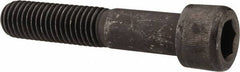 Holo-Krome - 1-8 UNC Hex Socket Drive, Socket Cap Screw - Alloy Steel, Black Oxide Finish, Partially Threaded, 4-1/2" Length Under Head - Americas Industrial Supply