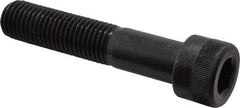 Holo-Krome - 1-8 UNC Hex Socket Drive, Socket Cap Screw - Alloy Steel, Black Oxide Finish, Partially Threaded, 5" Length Under Head - Americas Industrial Supply