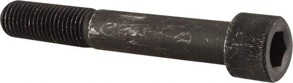 Holo-Krome - 1-8 UNC Hex Socket Drive, Socket Cap Screw - Alloy Steel, Black Oxide Finish, Partially Threaded, 6-1/2" Length Under Head - Americas Industrial Supply