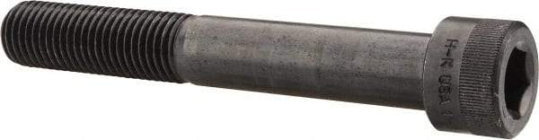 Holo-Krome - 1-8 UNC Hex Socket Drive, Socket Cap Screw - Alloy Steel, Black Oxide Finish, Partially Threaded, 7" Length Under Head - Americas Industrial Supply