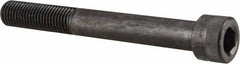 Holo-Krome - 1-8 UNC Hex Socket Drive, Socket Cap Screw - Alloy Steel, Black Oxide Finish, Partially Threaded, 8" Length Under Head - Americas Industrial Supply