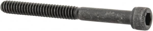 Value Collection - #10-24 UNC Hex Socket Drive, Socket Cap Screw - Alloy Steel, Black Oxide Finish, Partially Threaded, 2" Length Under Head - Americas Industrial Supply