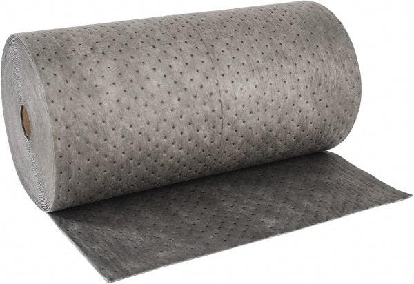 Brady SPC Sorbents - 35 Gal Capacity per Package, Universal Roll - 150' Long x 30" Wide, Polypropylene - Americas Industrial Supply