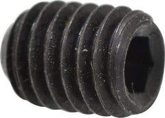 Holo-Krome - #10-32 UNF, 1/4" OAL, Cup Point Set Screw - Grade 8 Alloy Steel, 3/32" Key - Americas Industrial Supply