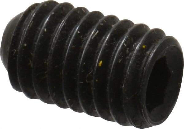 Holo-Krome - #10-32 UNF, 5/16" OAL, Cup Point Set Screw - Grade 8 Alloy Steel, 3/32" Key - Americas Industrial Supply