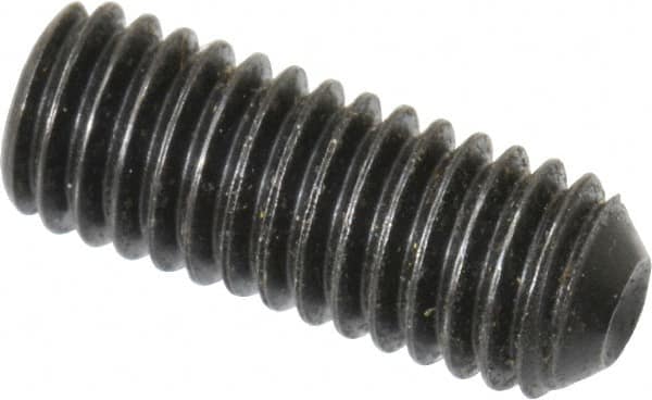 Holo-Krome - #10-32 UNF, 1/2" OAL, Cup Point Set Screw - Grade 8 Alloy Steel, 3/32" Key - Americas Industrial Supply