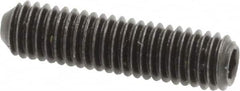 Holo-Krome - #10-32 UNF, 3/4" OAL, Cup Point Set Screw - Grade 8 Alloy Steel, 3/32" Key - Americas Industrial Supply
