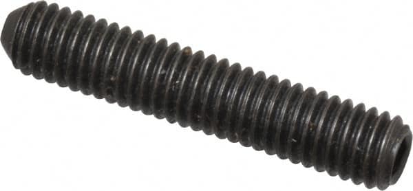 Holo-Krome - #10-32 UNF, 1" OAL, Cup Point Set Screw - Grade 8 Alloy Steel, 3/32" Key - Americas Industrial Supply