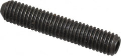 Holo-Krome - #10-32 UNF, 1" OAL, Cup Point Set Screw - Grade 8 Alloy Steel, 3/32" Key - Americas Industrial Supply