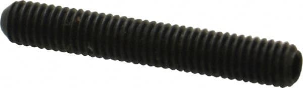 Holo-Krome - #10-32 UNF, 1-1/4" OAL, Cup Point Set Screw - Grade 8 Alloy Steel, 3/32" Key - Americas Industrial Supply