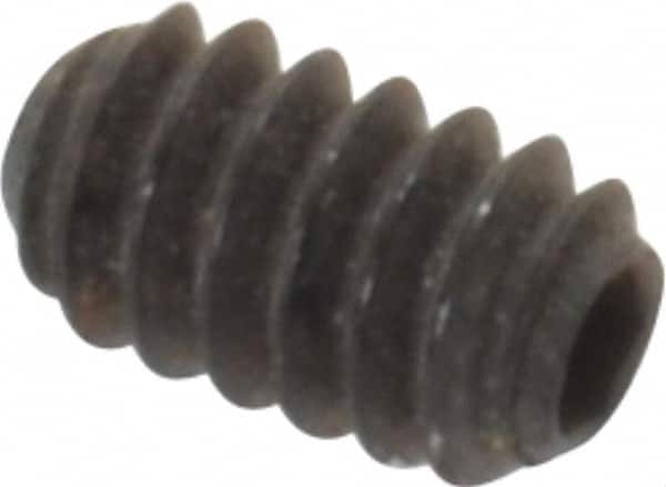 Holo-Krome - #4-40 UNC, 3/16" OAL, Cup Point Set Screw - Grade 8 Alloy Steel, 0.05" Key - Americas Industrial Supply